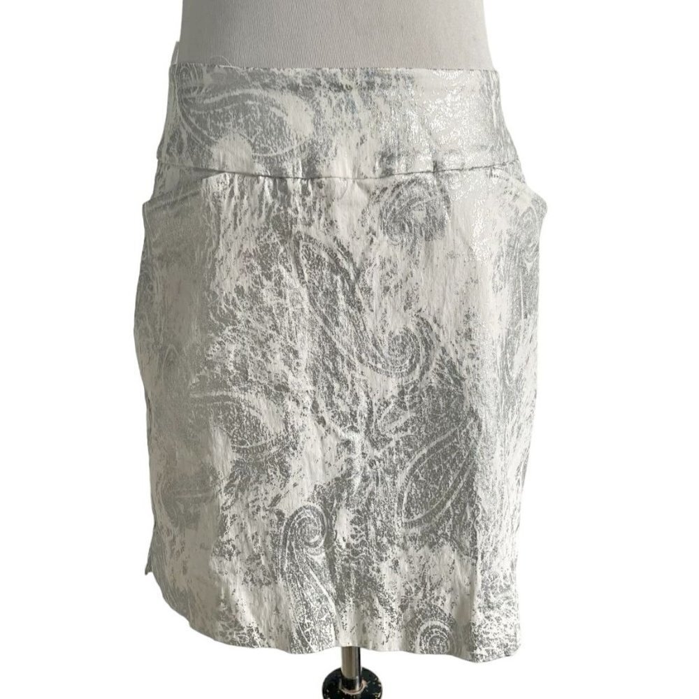 Swing Control Size 12 Golf Skirt Skort Silver Pewter